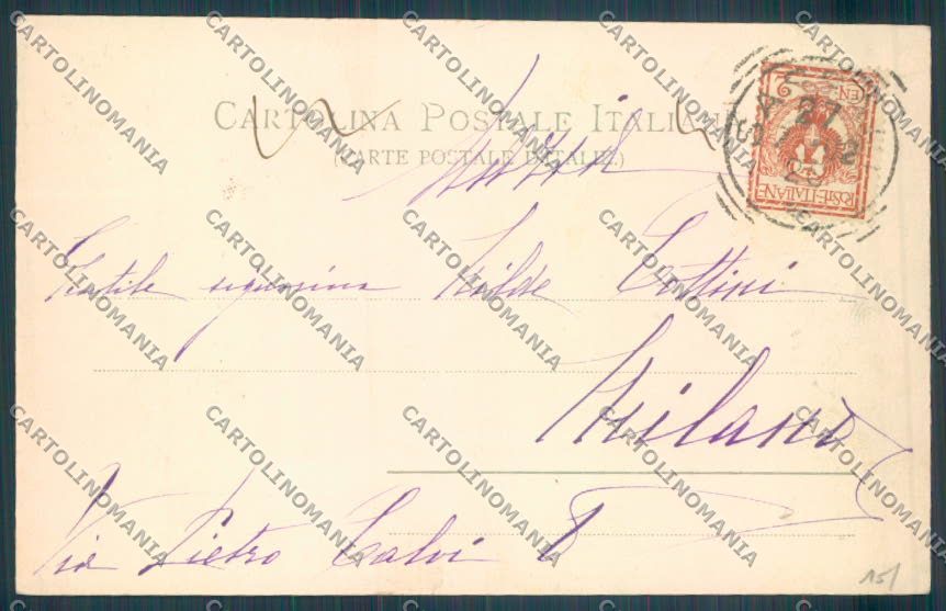 Sassari Costumi Sardi Bonnanaro Bono Tiesi cartolina ZG0629 – retro