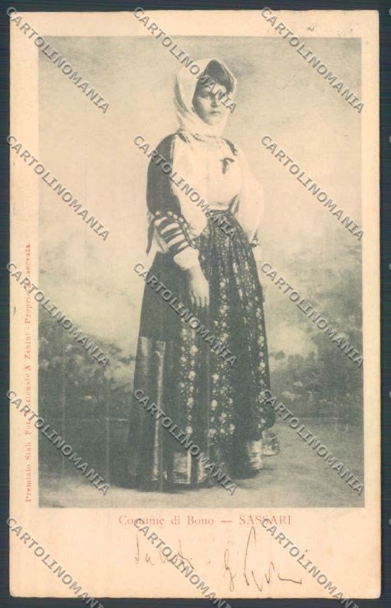 Cagliari Costumi Sardi Bono cartolina ZG0634 – fronte