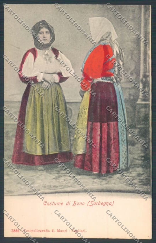 Cagliari Costumi Sardi Bono cartolina ZG0642 – fronte