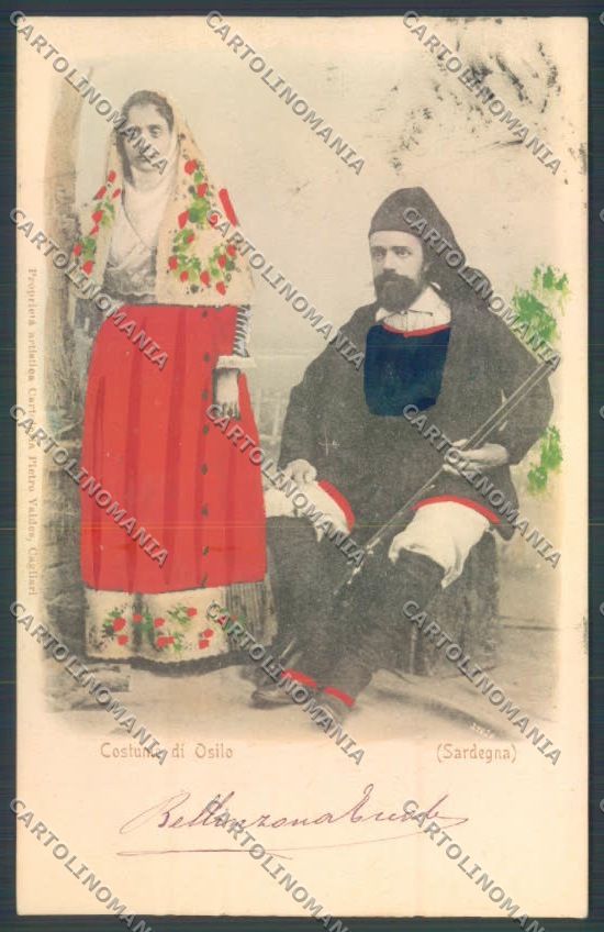 Sassari Costumi Sardi Osilo cartolina ZG0684 – fronte