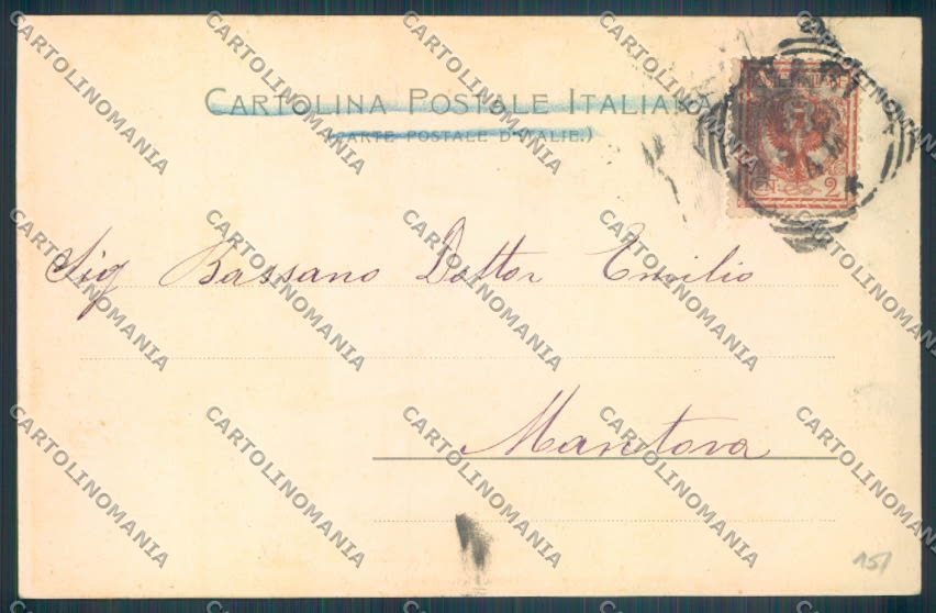 Sassari Costumi Sardi Osilo cartolina ZG0684 – retro