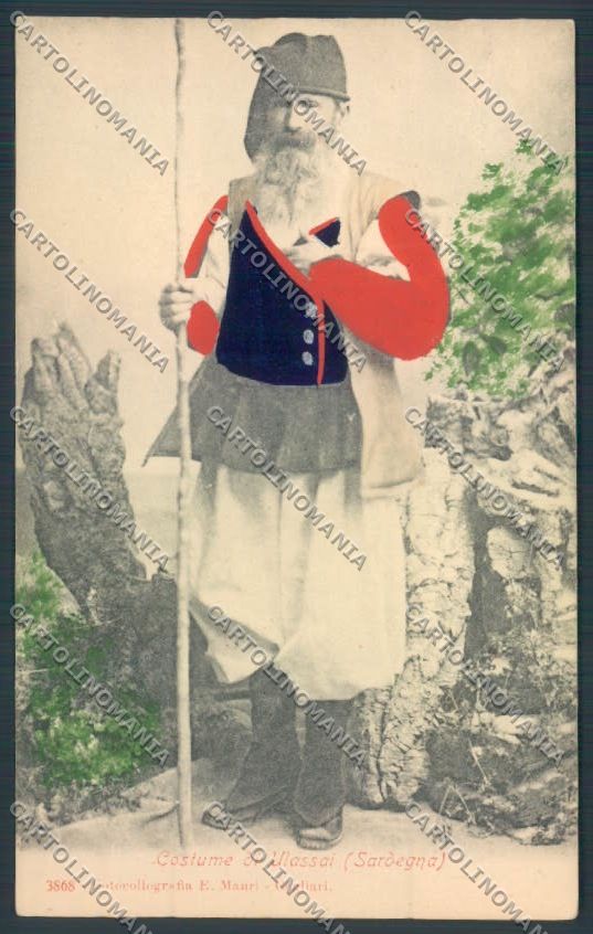 Nuoro Costumi Sardi Ulassai cartolina ZG0704 – fronte