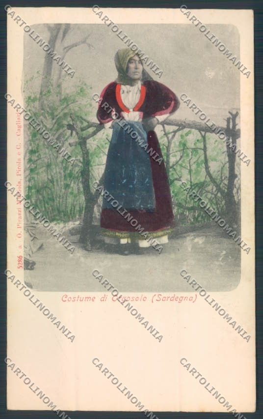 Nuoro Costumi Sardi Orgosolo cartolina ZG0710 – fronte