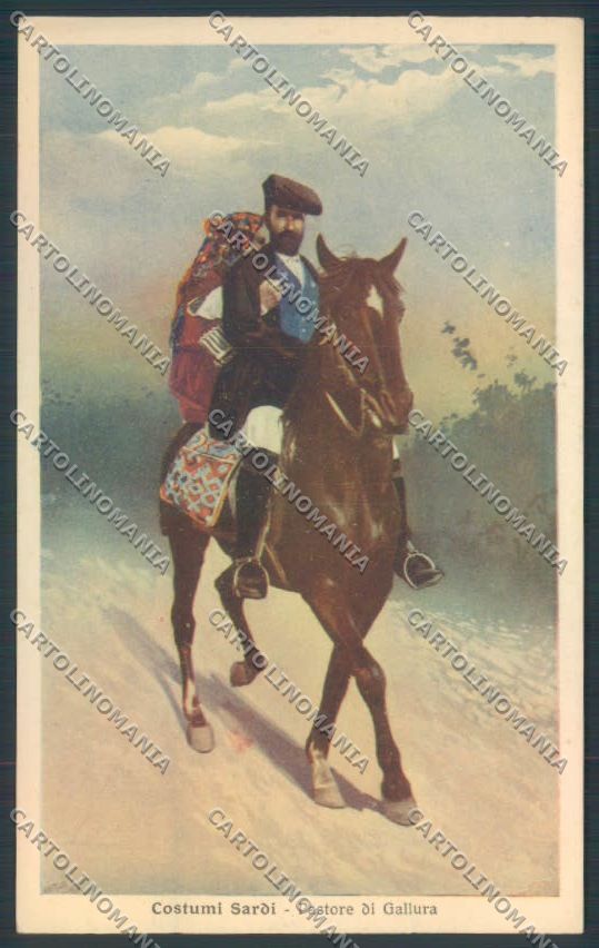 Sassari Costumi Sardi Gallura cartolina ZG0725 – fronte