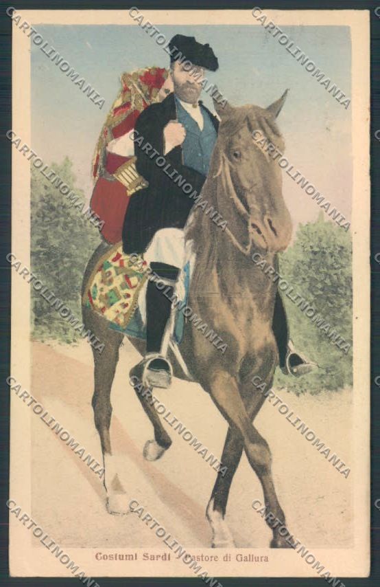 Sassari Costumi Sardi Gallura cartolina ZG0726 – fronte