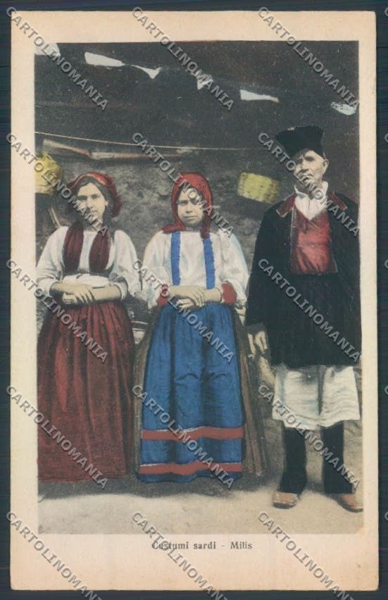 Oristano Costumi Sardi Milis cartolina ZG0728 – fronte