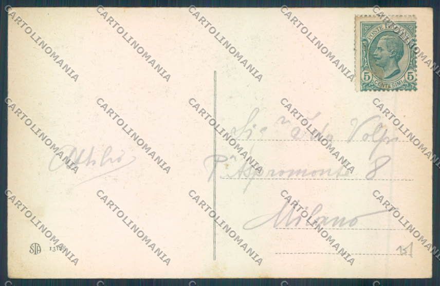 Oristano Costumi Sardi Milis cartolina ZG0728 – retro