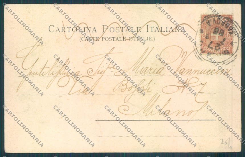 Sassari Costumi Sardi Campidano Festa cartolina ZG0804 – retro