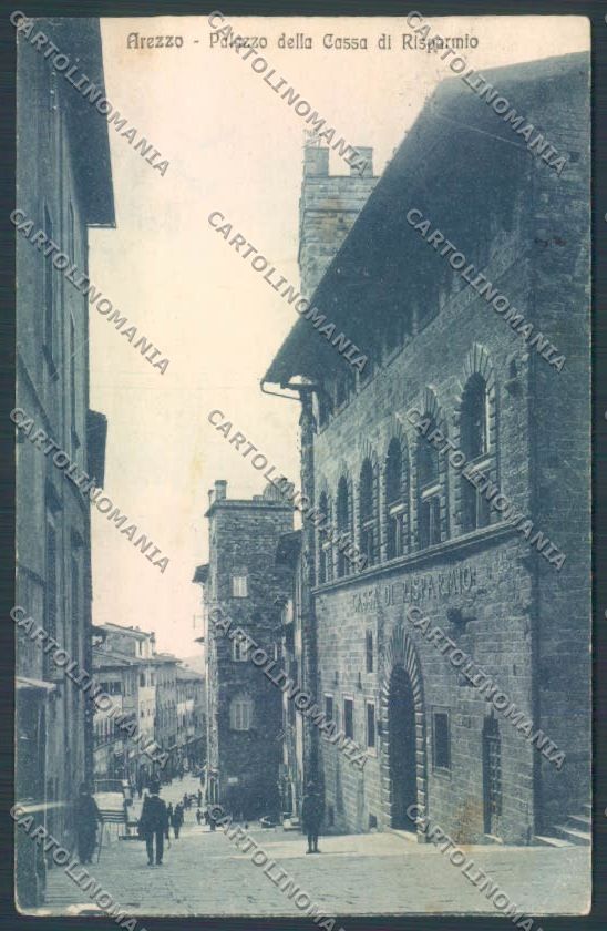 Arezzo città Cassa Risparmio cartolina ZG0826 – fronte
