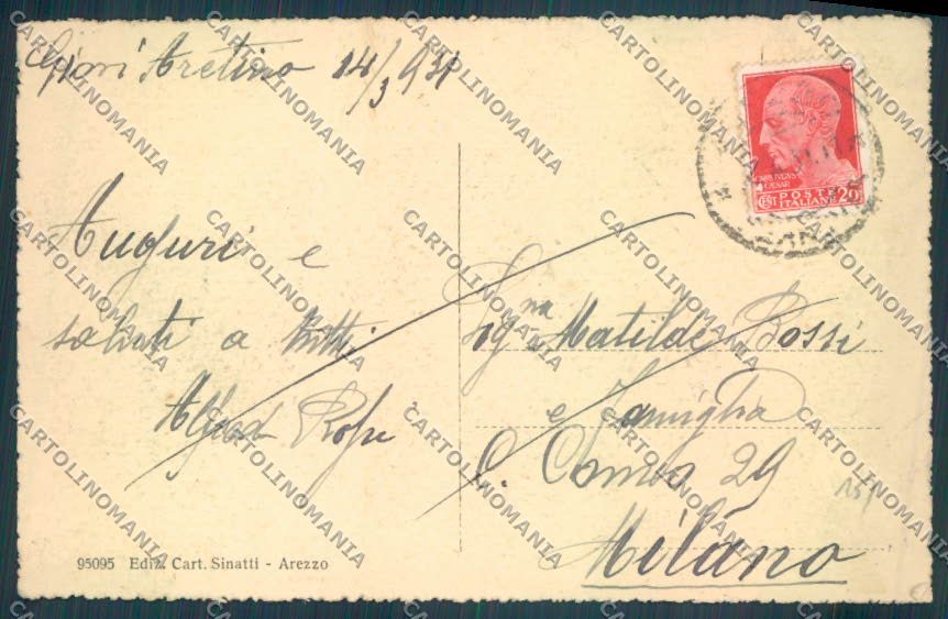 Arezzo città cartolina ZG0830 – retro