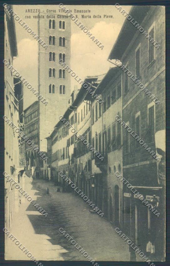 Arezzo città PIEGA cartolina ZG0831 – fronte