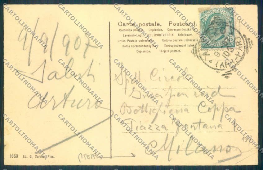 Arezzo città PIEGA cartolina ZG0831 – retro