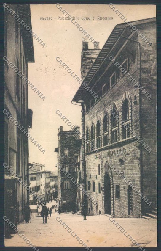 Arezzo città Cassa Risparmio cartolina ZG0838 – fronte