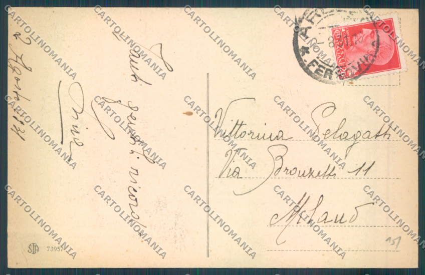 Arezzo città Cassa Risparmio cartolina ZG0838 – retro