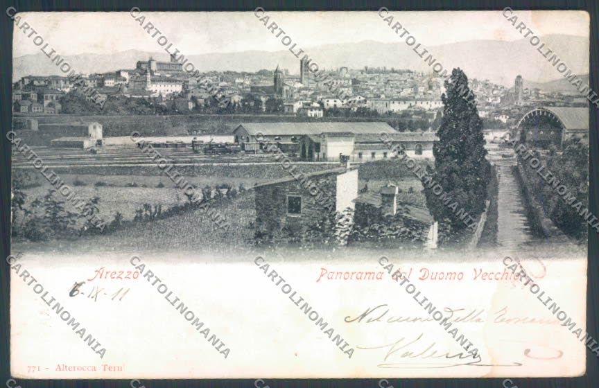 Arezzo città Alterocca cartolina ZG0839 – fronte