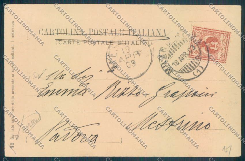 Arezzo città Santa Maria Pieve PIEGA cartolina ZG0841 – retro