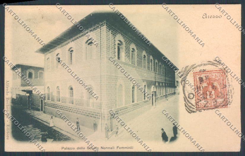 Arezzo città Scuole cartolina ZG0846 – fronte