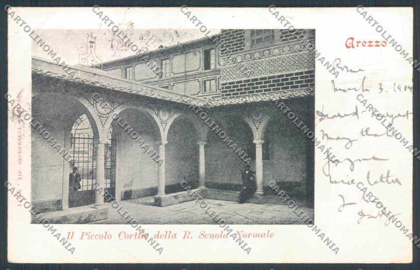 Arezzo città Scuole cartolina ZG0847 – fronte