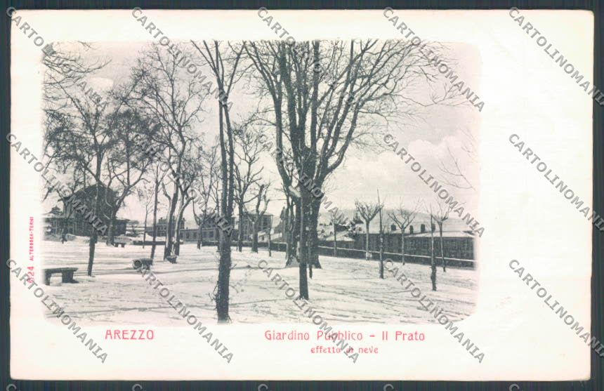 Arezzo città Nevicata Alterocca cartolina ZG0857 – fronte