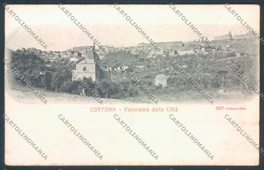 Arezzo Cortona Alterocca cartolina ZG0884 – fronte