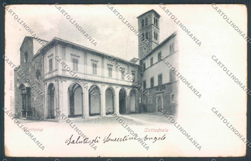 Arezzo Cortona Alterocca cartolina ZG0888 – fronte