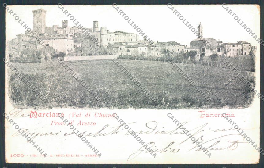 Arezzo Marciano cartolina ZG0897 – fronte