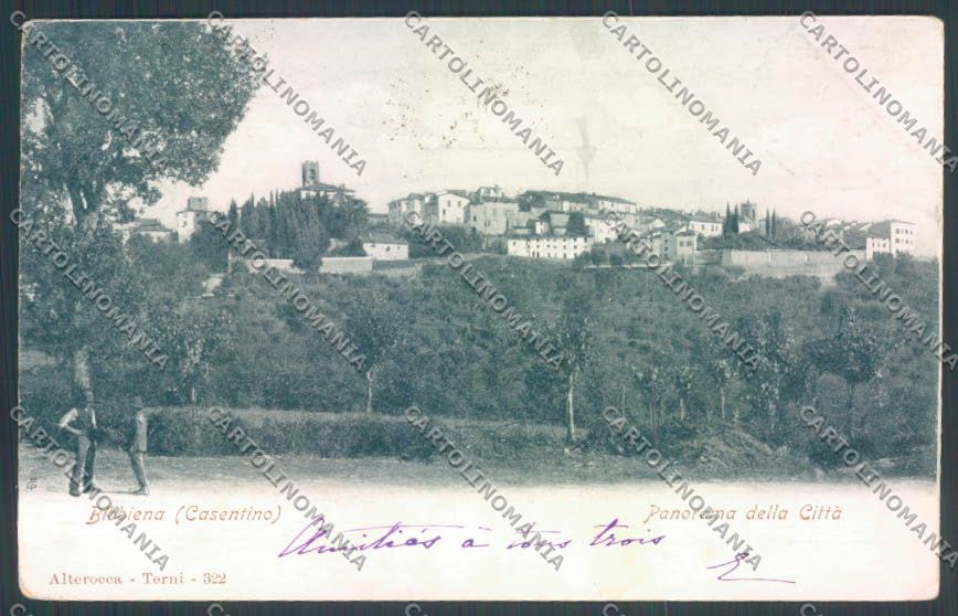 Arezzo Bibbiena Alterocca cartolina ZG0926 – fronte
