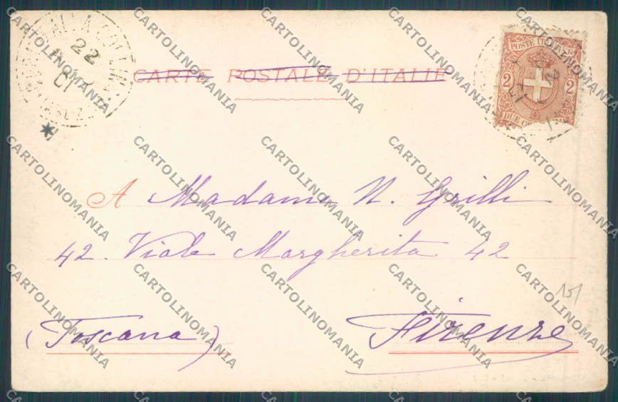 Arezzo Bibbiena Alterocca cartolina ZG0926 – retro