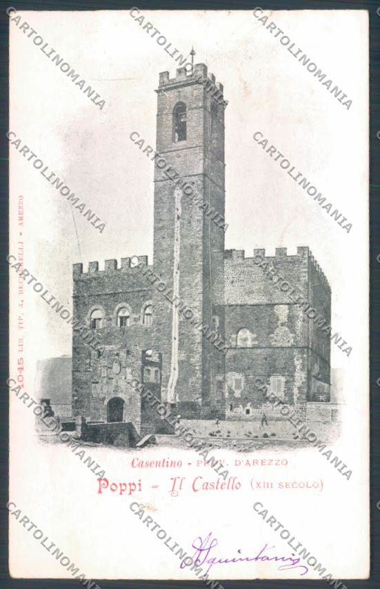 Arezzo Poppi cartolina ZG0941 – fronte