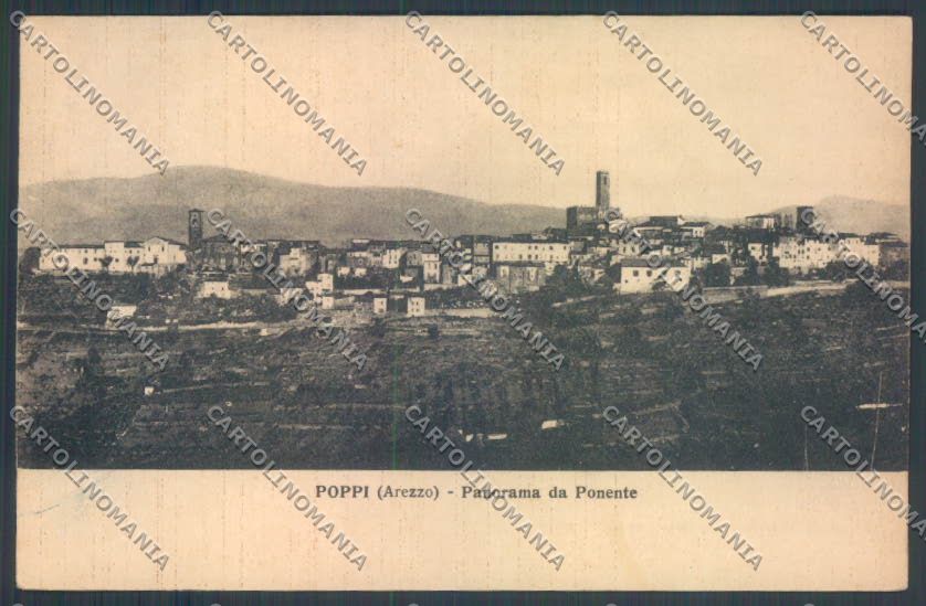 Arezzo Poppi cartolina ZG0943 – fronte