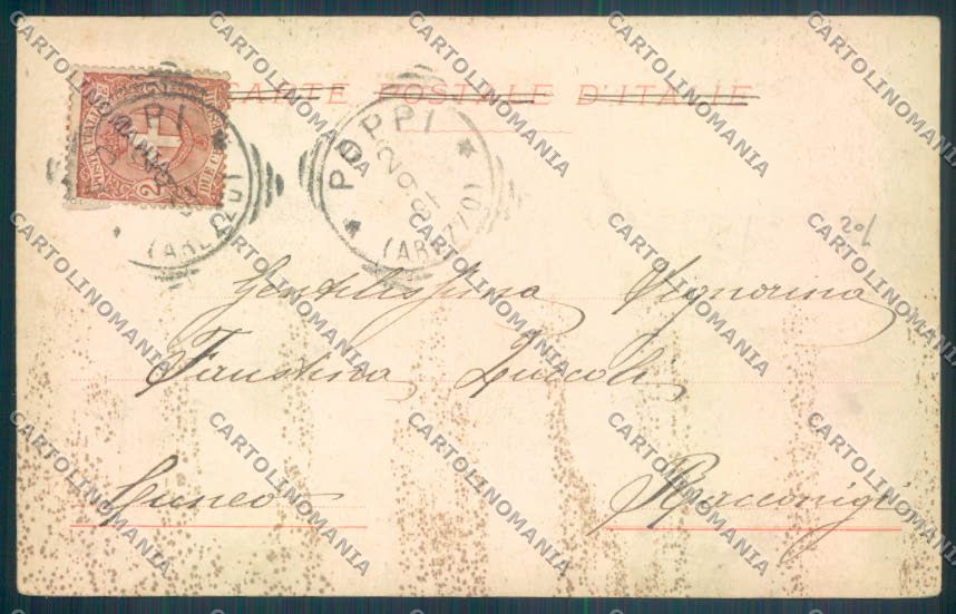 Arezzo Poppi Alterocca cartolina ZG0946 – retro