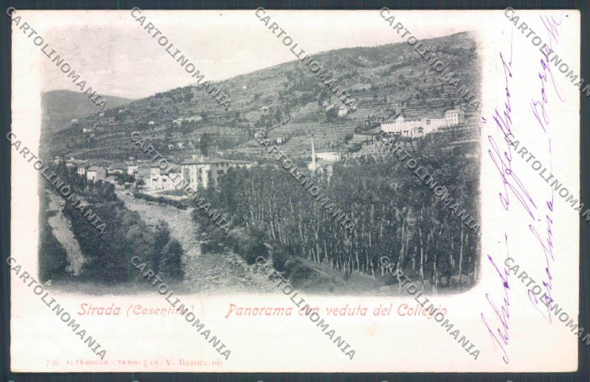 Arezzo Strada Alterocca cartolina ZG0951 – fronte