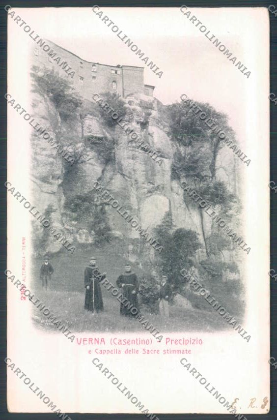Arezzo Verna Alterocca cartolina ZG0957 – fronte