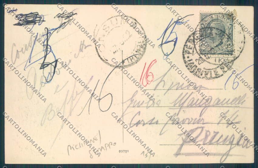 Firenze La Consuma PIEGHINE STRAPPO cartolina ZG0959 – retro