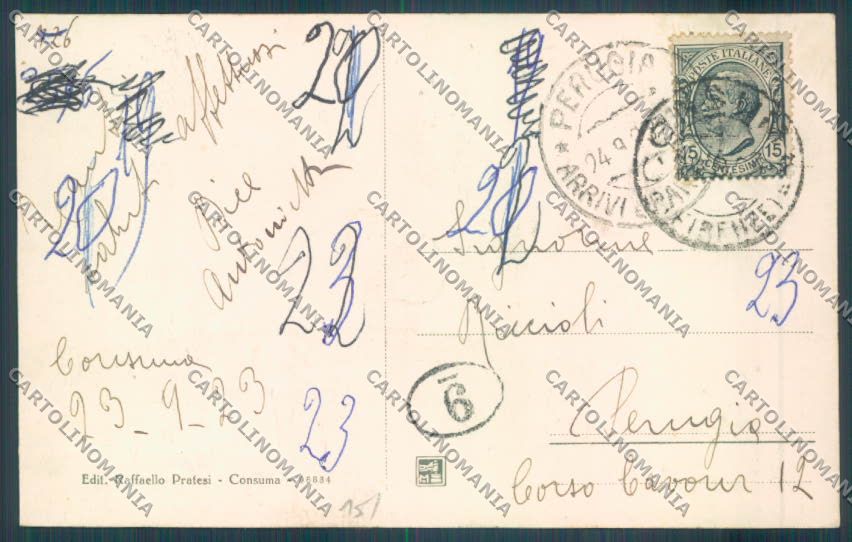Firenze La Consuma cartolina ZG0960 – retro