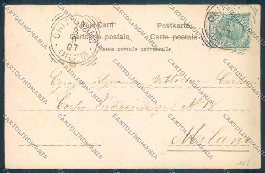 Arezzo Chitignano Alterocca cartolina ZG0964 – retro