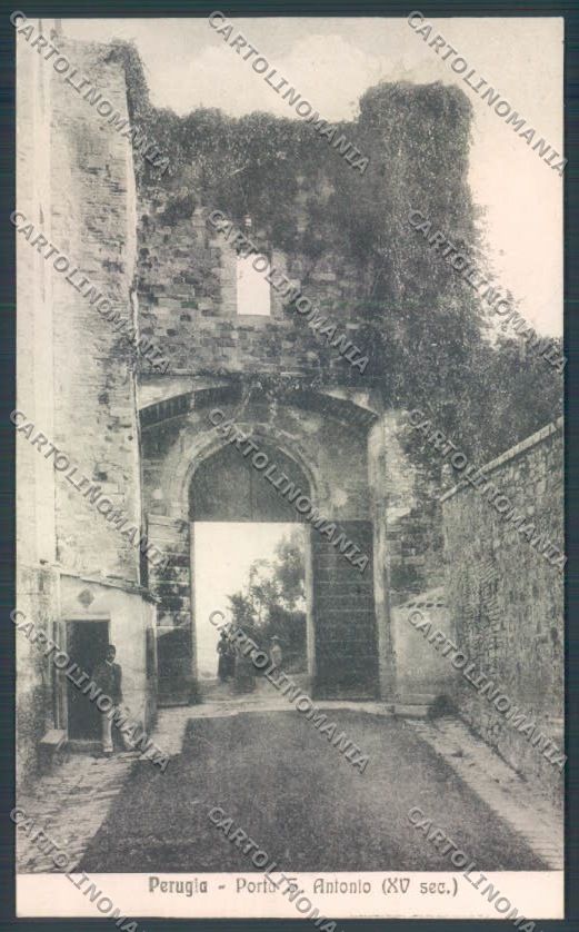 Perugia città Porta Sant'Antonio cartolina ZG0981 – fronte