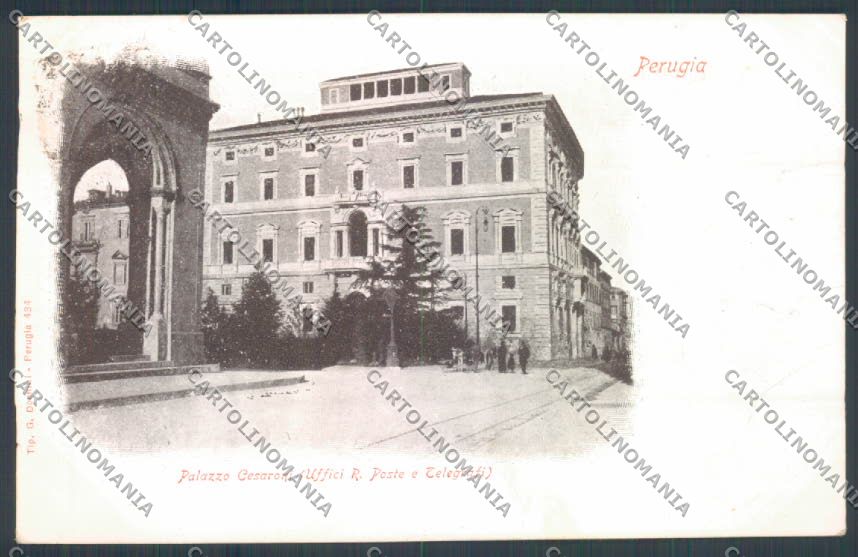 Perugia città Poste cartolina ZG0987 – fronte