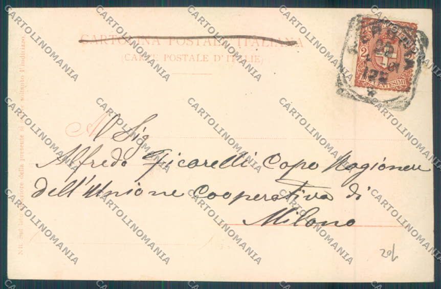 Perugia città Poste cartolina ZG0987 – retro