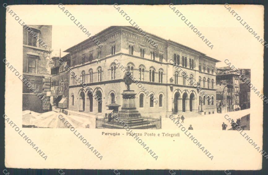 Perugia città Poste cartolina ZG0988 – fronte