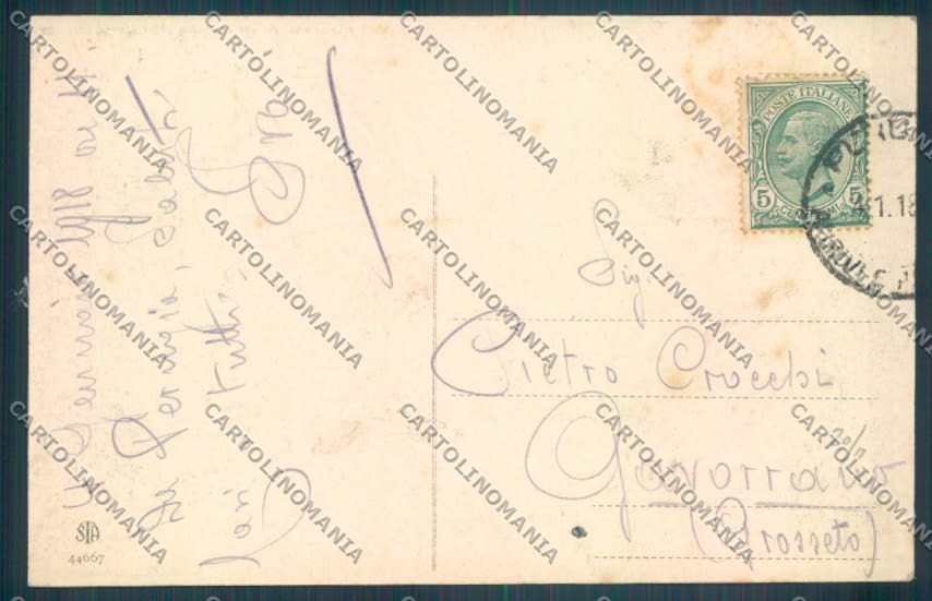 Perugia città Poste cartolina ZG0998 – retro