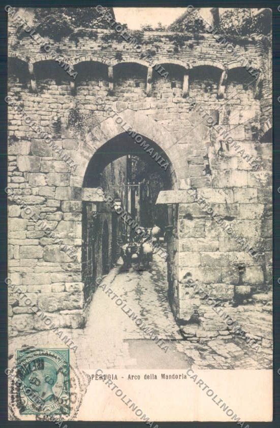 Perugia città Arco Mandorla cartolina ZG1007 – fronte