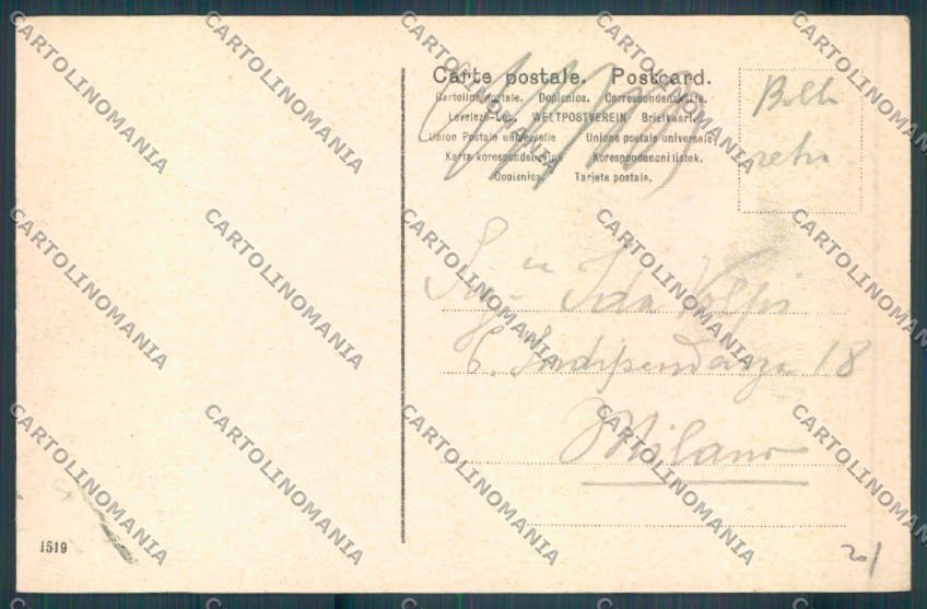 Perugia città Arco Mandorla cartolina ZG1007 – retro