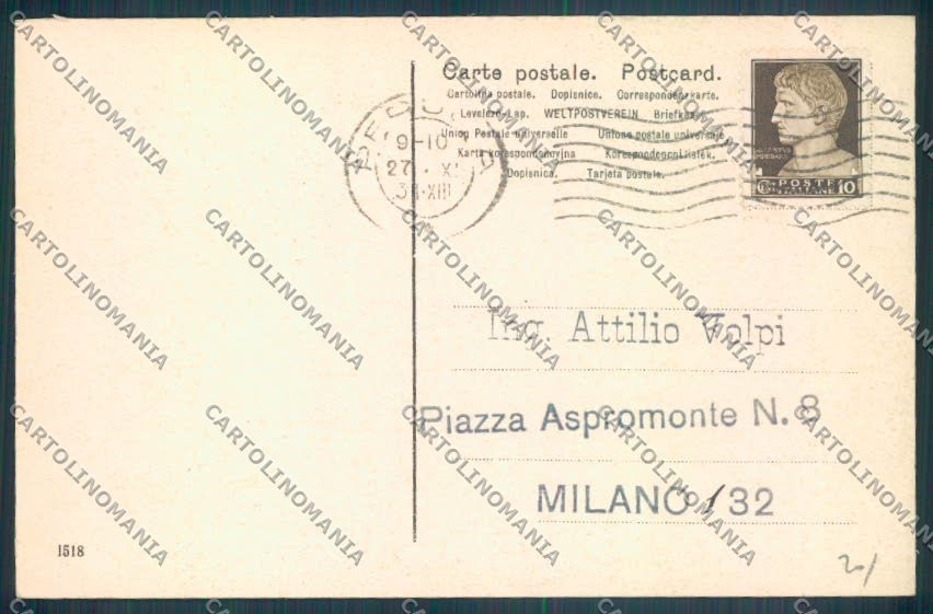 Perugia città Porta Santa Susanna cartolina ZG1012 – retro