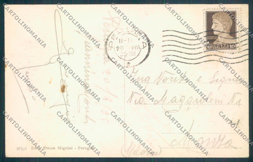Perugia città cartolina ZG1021 – retro