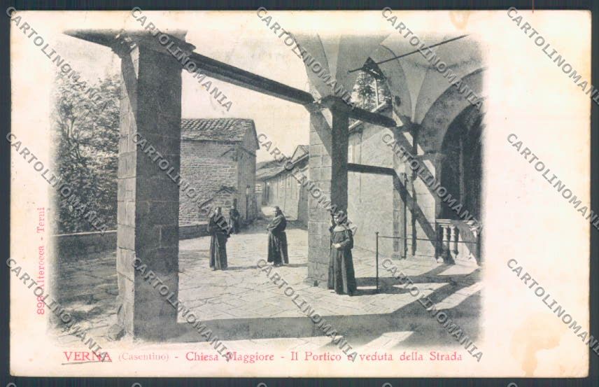 Arezzo Verna Alterocca cartolina ZG1048 – fronte