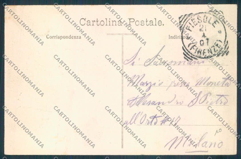 Firenze Fiesole cartolina ZG1072 – retro