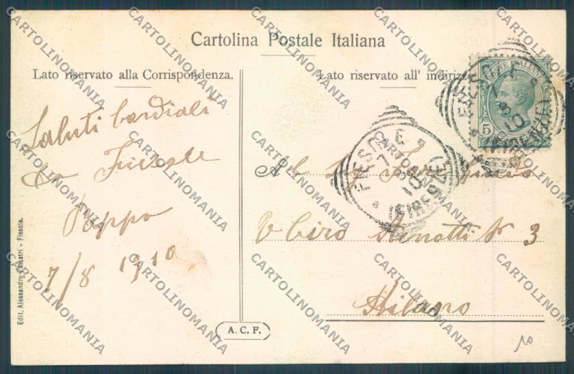 Firenze Fiesole cartolina ZG1074 – retro