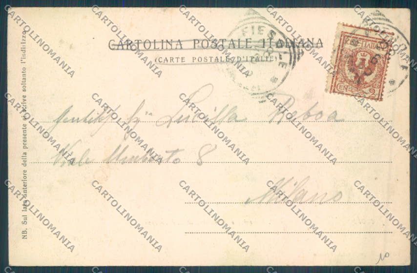 Firenze Fiesole cartolina ZG1077 – retro