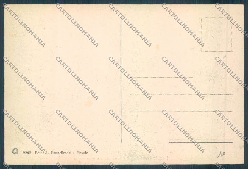 Firenze Fiesole cartolina ZG1091 – retro